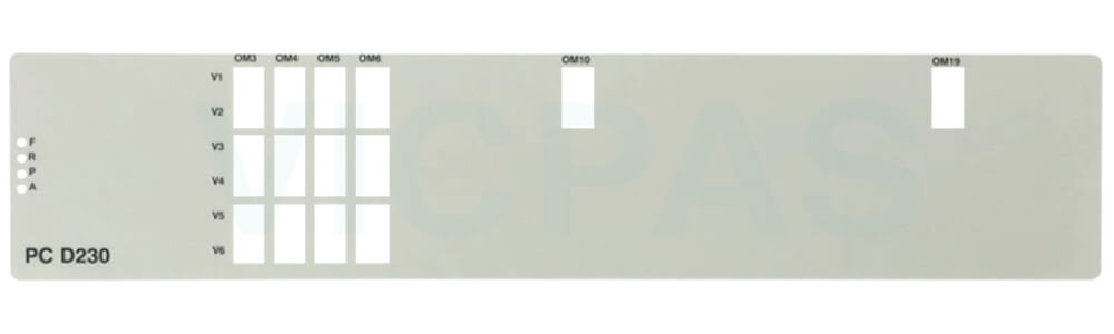 PC D230 PCD230 3BHE022291R0101 Keypad Membrane Switch Repair Replacement PC D230 PCD230 3BHE022291R0101 Keypad Membrane Switch Repair Replacement