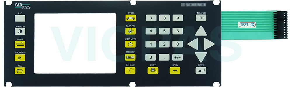 SCHENCK CAB700 Membrane Switch Repair Replacement SCHENCK CAB700 Membrane Switch Repair Replacement