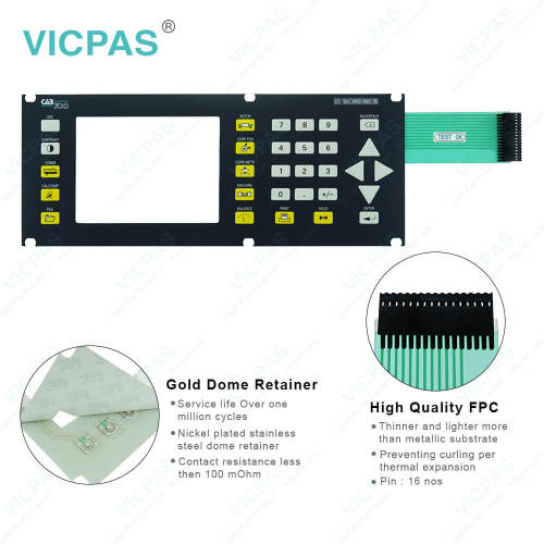 SCHENCK CAB700 Operator Panel Keypad Replacement