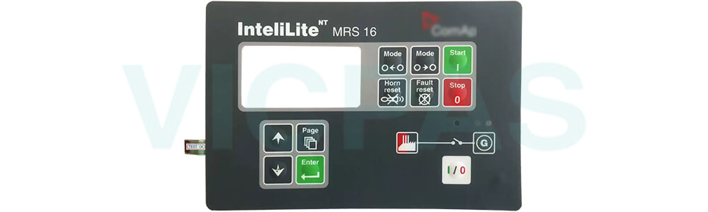 InteliLite NT MRS 16 ComAp Controller Membrane Switch Replacement InteliLite NT MRS 16 ComAp Controller Membrane Switch Replacement