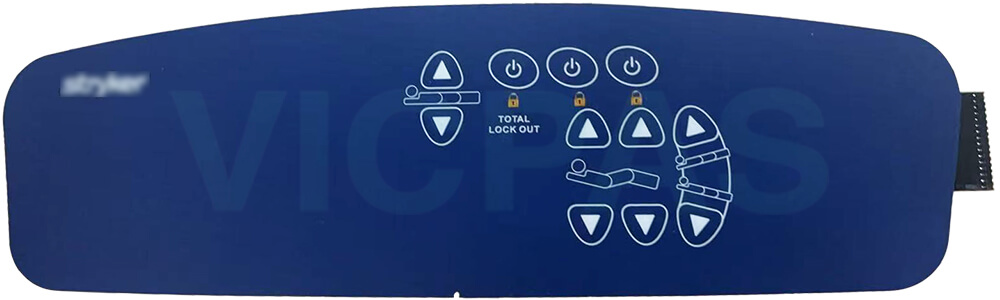 Stryker ELECTRIC MED/SURG BED OP250005 Control Panel Membrane Switch Repair Replacement