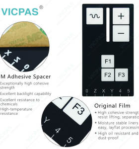 6FX2007-1AD11 Plastic Enclosure Membrane Keypad Switch