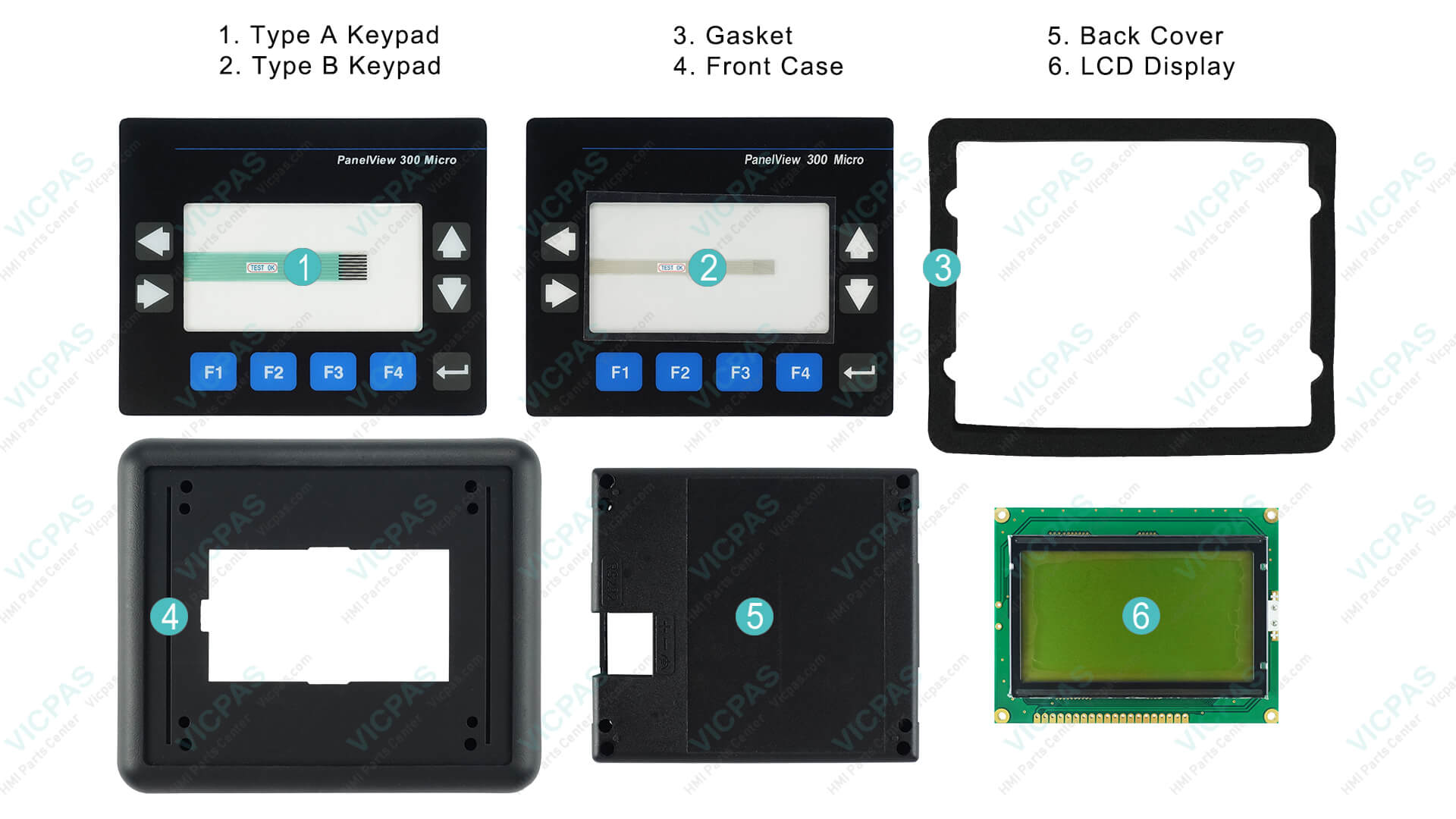 Allen-Bradley Panelview 300 Replacement Parts | VICPAS