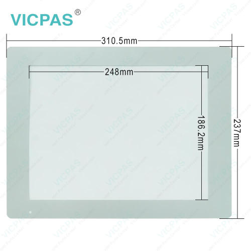 PFXSP5600TADF0C HMI Panel Glass Front Overlay Replacement