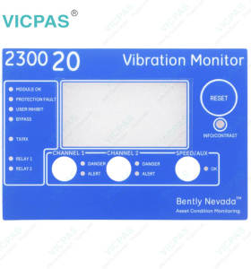 Bentley Vibration Monitor 2300/25 Membrane Keyboard Repair