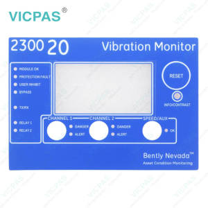 Bentley Vibration Monitor 2300/25 Membrane Keyboard Repair