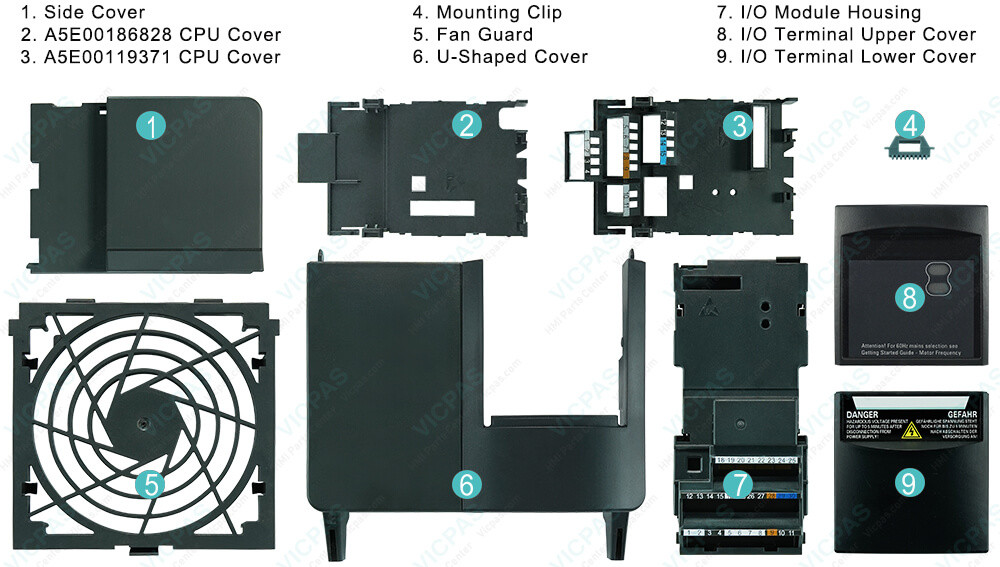 Siemens MICROMASTER 420 6SE6420-2UC23-0CA1 6SE6420-2AB23-0CA1 Plastic Cover Replacement Siemens MICROMASTER 420 6SE6420-2UC23-0CA1 6SE6420-2AB23-0CA1 Plastic Cover Replacement