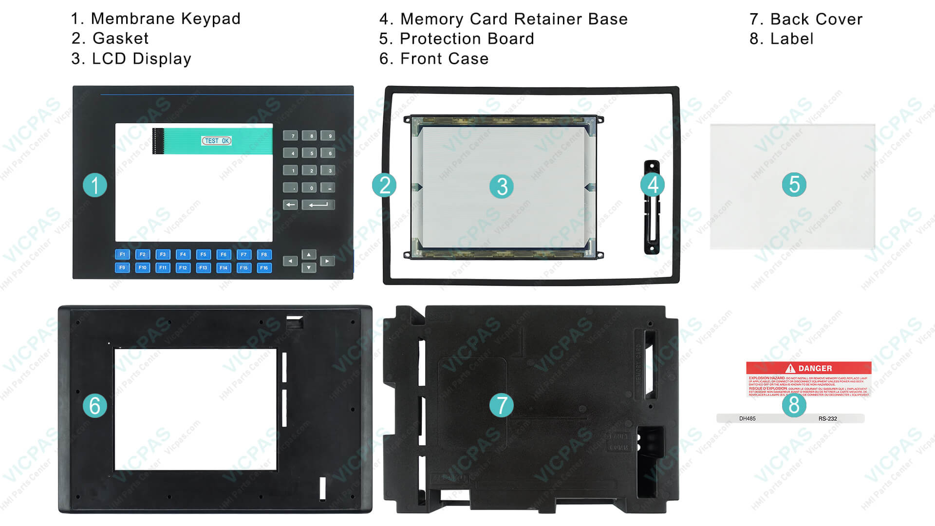 Allen-Bradley Panelview 1000 HMI Replacement Parts | VICPAS