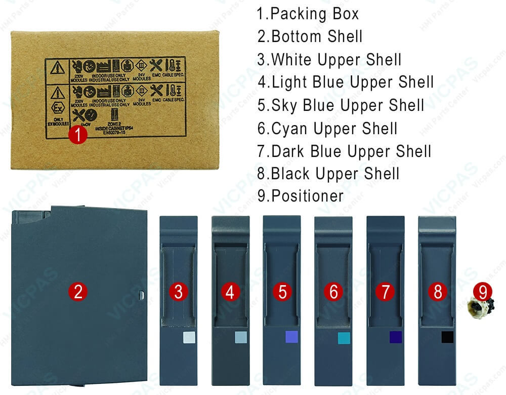 SIMATIC ET200SP module 3RK7136-6SC00-0BC1 3RK7137-6SA00-0BC1 Plastic Case Replacement