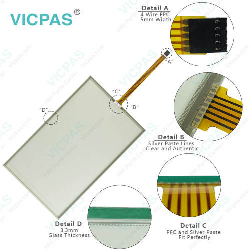IPC 477E 15" 6AV7241-3BG12-4AK0 HMI Panel Glass Front Overlay