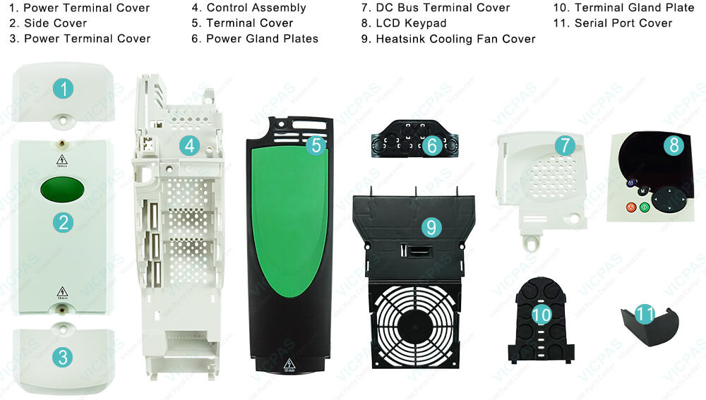 Control Techniques Unidrive SP SP3401 Plastic Shell Repair