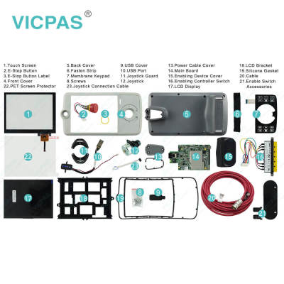 SxTPU4 DSQC3122 3HAC087014-001 Touch Keypad LCD Case