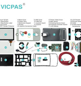 SxTPU4 DSQC3122 3HAC087014-001 Touch Keypad LCD Case