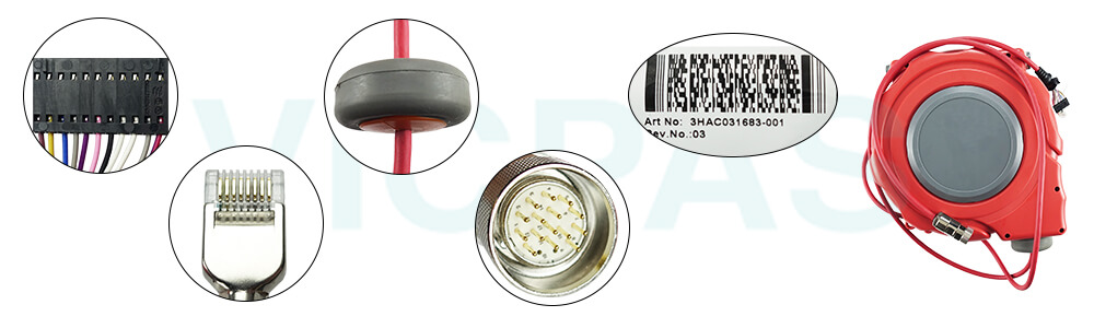 3HAC086287-003 4m FlexPendant Retractable Cable Replacement