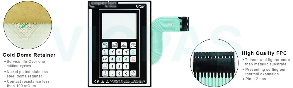 COPERION K-TRON KCM KCM-2 FEEDER CONTROLLER Membrane Switch Keypad Repair Replacement COPERION K-TRON KCM KCM-2 FEEDER CONTROLLER Membrane Switch Keypad Repair Replacement