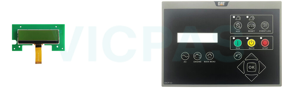 Caterpillar EMCP 4.2B P/N 592-5156-01 EMCP 4.1, 4.2, 4.2B CAT Control Panel LCD Display Membrane Switch Keypad Repair Replacement Caterpillar EMCP 4.2B P/N 592-5156-01 EMCP 4.1, 4.2, 4.2B CAT Control Panel LCD Display Membrane Switch Keypad Repair Replacement