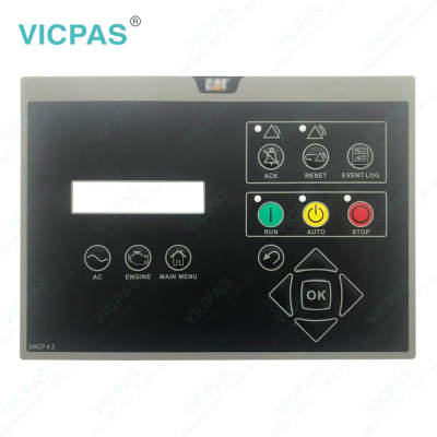 Caterpillar EMCP 4.2B P/N 592-5156-01 EMCP 4.1, 4.2, 4.2B CAT Control Panel LCD Screen Membrane Switch