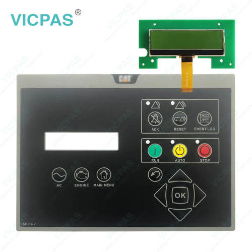 Caterpillar EMCP 4.2B P/N 503-4421-02 Control Panel EMCP 4.1, 4.2, 4.2B Membrane Keyboard LCD Display