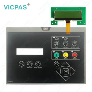 Caterpillar EMCP 4.2 P/N 450-9596-00 EMCP 4.1, 4.2, 4.2B Control Panel LCD Screen Membrane Switch Keypad