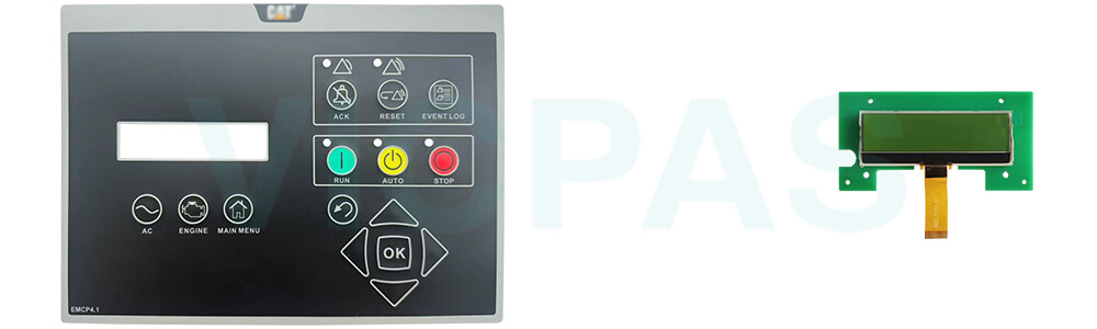Caterpillar EMCP 4.1, 4.2,4.2B P/N 592-5253-01 Cat Control Panel Keyboard Membrane LCD Display Panel Repair Replacement Caterpillar EMCP 4.1, 4.2,4.2B P/N 592-5253-01 Cat Control Panel Keyboard Membrane LCD Display Panel Repair Replacement
