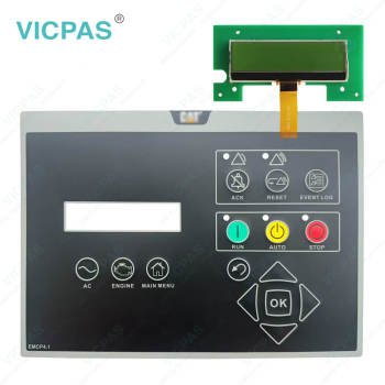 Caterpillar EMCP 4.1 P/N 351-8757-01 EMCP 4.1, 4.2 CAT Control Panel Operator Keyboard LCD Display Screen