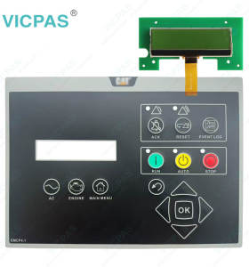 Caterpillar EMCP 4.1 P/N 351-8757-01 EMCP 4.1, 4.2 CAT Control Panel Operator Keyboard LCD Display Screen