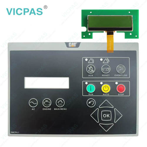 Caterpillar EMCP 4.1 P/N 351-8757-01 EMCP 4.1, 4.2 CAT Control Panel Operator Keyboard LCD Display Screen