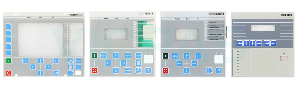 ABB REF601 REJ601 REJ603 REM601 Keyboard Membrane Repair Replacement ABB REF601 REJ601 REJ603 REM601 Keyboard Membrane Repair Replacement