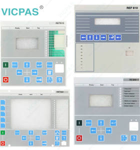 REF601 REJ601 REJ603 REM601 Protection and Control Keypad Membrane