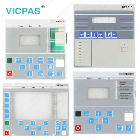 REF601 REJ601 REJ603 REM601 Protection and Control Keypad Membrane