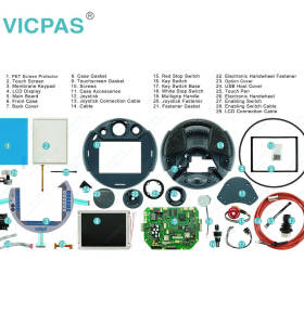 KEBA KeTop C50 ADP1 Adept T2 Pendant 3M P/N: 05215-103 REV:A Operator Panel Keypad LCD Display Touch Panel Outer Covering