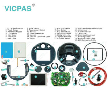 KEBA KeTop C50 RW/74851/10 Touch Screen Panel LCD Display Screen Terminal Keypad Keypad Plastic Case