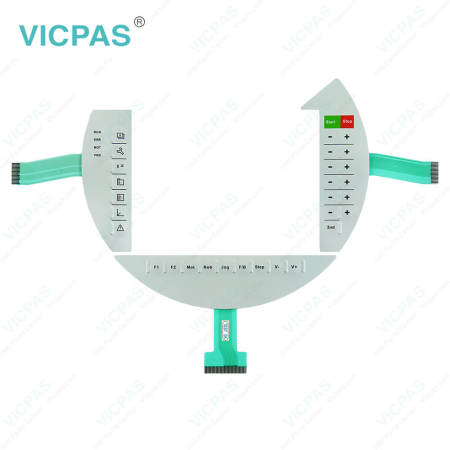 KeTop T135e-RA07-AE0-Lx Membrane Keypad Switch LCD Display Panel HMI Touch Glass Plastic Cover Body