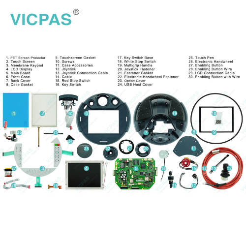 KEBA KeTop T55-RAY-AV0-CE6P Operator Panel Keypad LCD Display Touch Panel Outer Covering