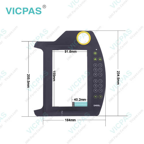 ENGEL KeTop C70 E 15 02203-8725 Touch Screen Panel LCD Display Screen Terminal Keypad Keypad Plastic Case