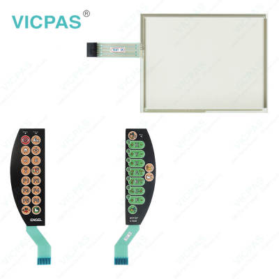 KeTop C100 E2 / 81553 / 05 Membrane Keypad Switch LCD Display Panel HMI Touch Glass Plastic Cover Body