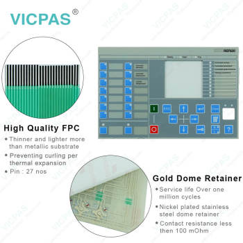 REF620E_1G NBFNAANNNBA3BNN21G HMI Membrane Keyboard Keypad