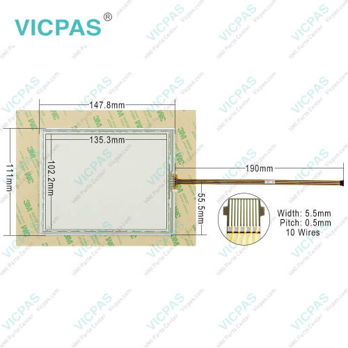 PN-560980 Rev.09  E301650 FS-01 9375-01008-001 Touch Screen Protective Film