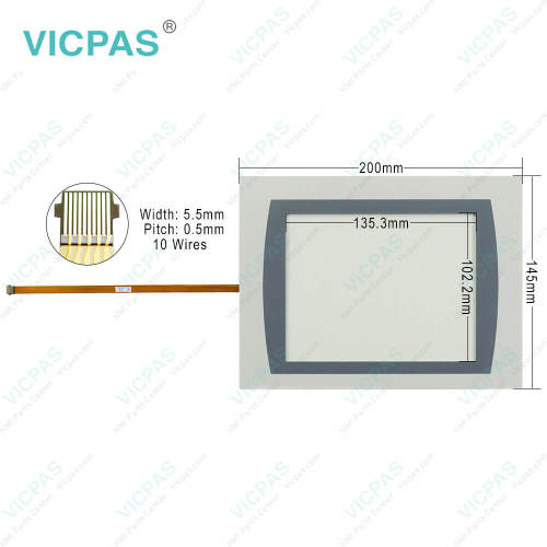 PN-560980 Rev.09  E301650 FS-01 9375-01008-001 Touch Screen Protective Film