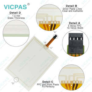 XV-152-D4-84TVR-10 150602 Eaton Touch Screen Glass Panel