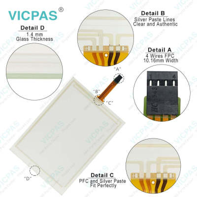 XV-152-D4-84TVR-10 150602 Eaton Touch Screen Glass Panel