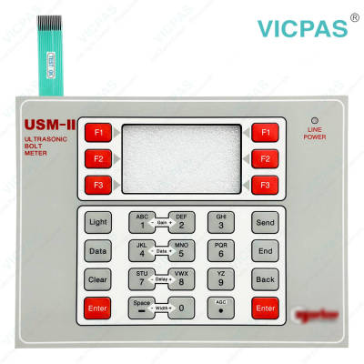 Norbar USM-II UL TRASONIC BOLT METER Membrane Keypad Switch