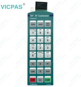 Metrohm 6.2130.090 798 MPT Titrino Coulometer Membrane Switch Keypad
