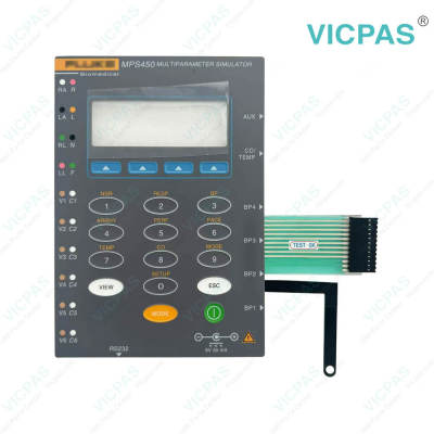 Fluke Biomedical MPS450 Multi Parameter ECG Tester Patient Simulator Membrane Switch Keypad