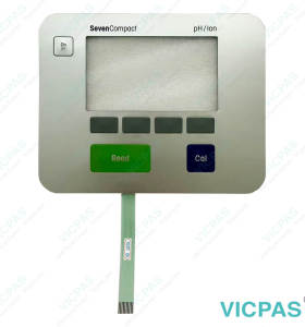 SevenCompact pH/Ion S220 Benchtop Meter Membrane Keyboard Keypad