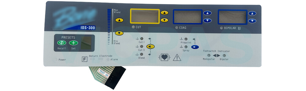 Bovie IDS-310 Medical Corporation Bovie IDS Generators Keyboard Membrane Repair Replacement Bovie IDS-310 Medical Corporation Bovie IDS Generators Keyboard Membrane Repair Replacement