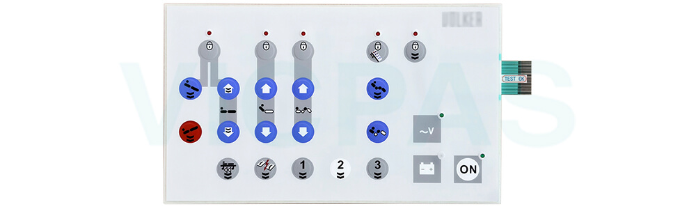 Völker Handschalter Schwester E2207 für S282, S382, S962-2 DA0 mit Einzelsperrung Keypad Membrane Switch Repair Replacement