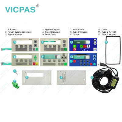 6ES7272-1AA10-0YA1 Siemens TD200C Membrane Switch Plastic