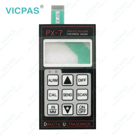 Dakota Ultrasonics PX-7 Precision Ultrasonic Wall Thickness Gauge Membrane Keyboard