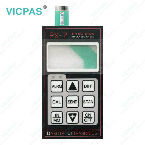 Dakota Ultrasonics PX-7 Precision Ultrasonic Wall Thickness Gauge Membrane Keyboard